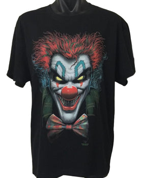 Psycho Clown T-Shirt (Black, Regular and Big Sizes)