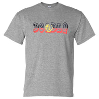 Deadly Aboriginal Flag T-Shirt (Marle Grey, Regular and Big Sizes)