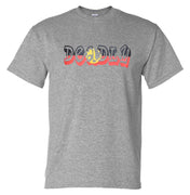 Deadly Aboriginal Flag T-Shirt (Marle Grey, Regular and Big Sizes)