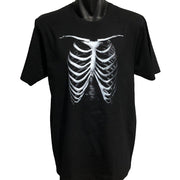 Rib Cage T-Shirt (Black, Regular and Big Sizes)