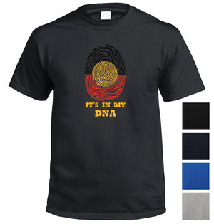 Aboriginal Flag In My DNA T-Shirt (Colour Choices)