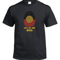 Aboriginal Flag In My DNA T-Shirt (Black)