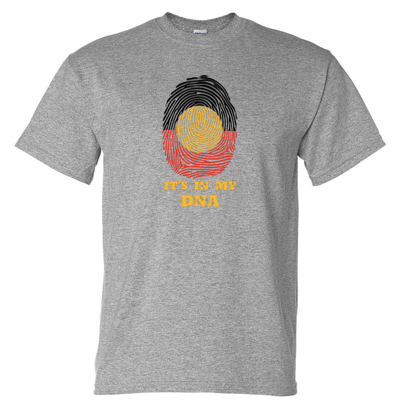 Aboriginal Flag In My DNA T-Shirt (Marle Grey)