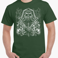 Egyptian Skull T-Shirt (Forest Green)