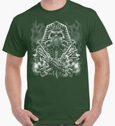 Egyptian Skull T-Shirt (Forest Green)