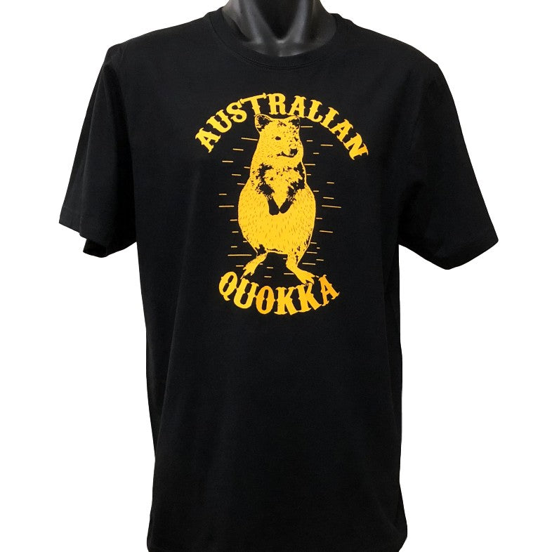 Australian Quokka T-Shirt (Black, Regular and Big Sizes)