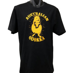 Australian Quokka T-Shirt (Black, Regular and Big Sizes)