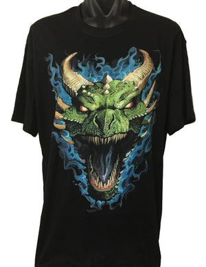 Dragon Head Roar T-Shirt (Regular and Big Sizes)