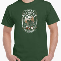 Ned Kelly Outlaw Gang T-Shirt (Forest Green)