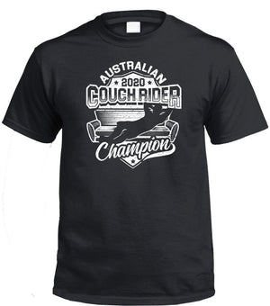 Australian Couch Rider Champion 2020 T-Shirt (Black)