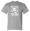 BigTees Australia Skull Poster Logo T-Shirt (Marle Grey)