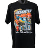 Hot Rod Roadster T-Shirt (Black, Regular and Big Sizes)