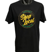 Support Australia Shop Local T-Shirt (Black, Regular and Big Sizes)