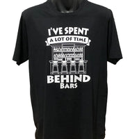 Spent a Lot of Time Behind Bars Pub T-Shirt (Black)
