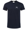 Huntsman Spider Left Chest Logo T-Shirt (Navy Blue)