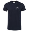 Huntsman Spider Left Chest Logo T-Shirt (Navy Blue)