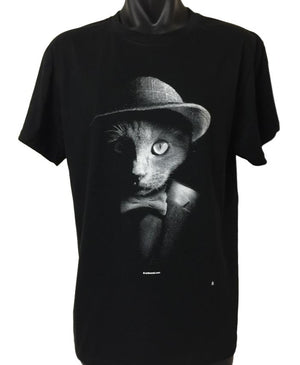 Dapper Cat T-Shirt (Regular and Big Sizes)