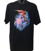 Space Dragon T-Shirt (Black, Regular and Big Sizes)