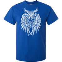 Skull Keeper Owl T-Shirt (Royal Blue)