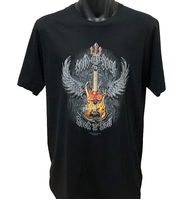 Sold My Soul to Rock N Roll T-Shirt (Black)