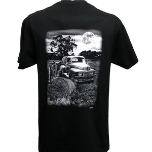 Farm Truck Double Sided T-Shirt (Back Print)