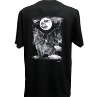 Night Wolves T-Shirt (Back Print)