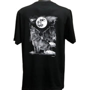 Night Wolves T-Shirt (Back Print)