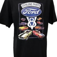 Genuine Ford Parts T-Shirt (Black, Regular and Big Sizes)