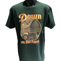 Down on the Farm T-Shirt (Forest Green, Regular and Big Sizes)