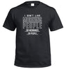 I Don't Like Mornings / People T-Shirt (Black)