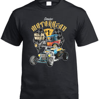 Motorhead Hell on Wheels Hot Rod T-Shirt (Black)