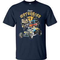 Motorhead Hell on Wheels Hot Rod T-Shirt (Navy)