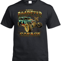 Classic Roadster Garage T-Shirt (Black)