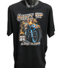 Hawg Rider Motorcycle T-Shirt (Black, On Size 2XL)