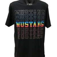 Ford Mustang Fade T-Shirt (Black)