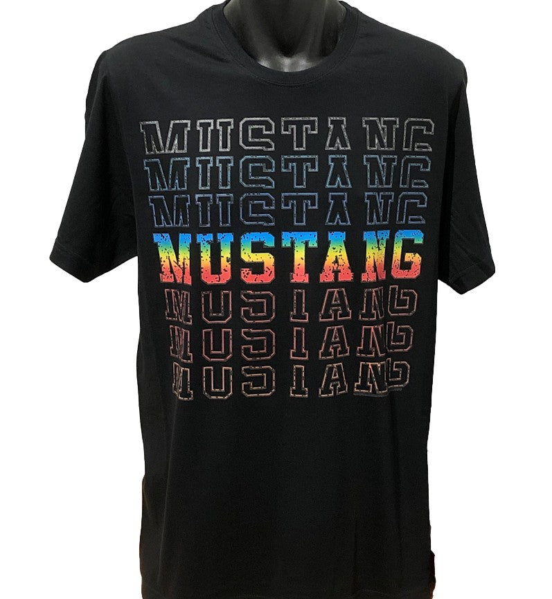 Ford Mustang Fade T-Shirt (Black)