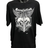 Revolution Skulls T-Shirt (Black, Live Photo)