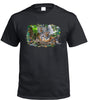 Tiger Falls T-Shirt (Black, Regular and Big Sizes)
