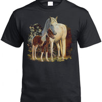 Maxfield's Garden Horse T-Shirt (Black, Regular and Big Sizes)