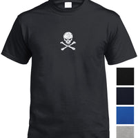 Skull & Crossbones Distressed Logo T-Shirt (Colour Choices)