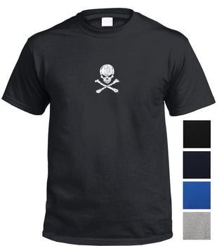 Skull & Crossbones Distressed Logo T-Shirt (Colour Choices)