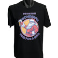 Most Wonderful Time for a Beer Santa T-Shirt (Black, Regular & Big Sizes)