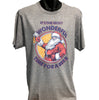 Most Wonderful Time for a Beer Santa T-Shirt (Marle Grey)