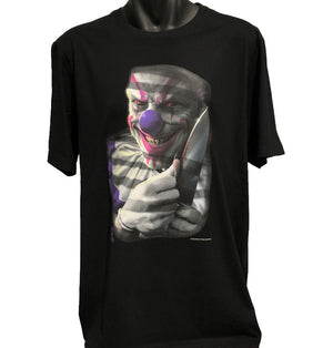 Mischief the Clown T-Shirt (Black, Regular and Big Sizes)