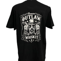 Outlaw Whiskey T-Shirt (Back Print)