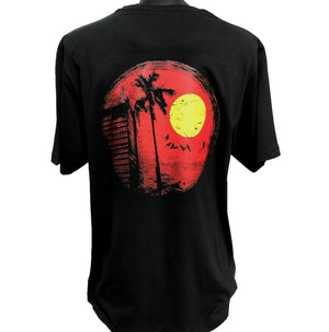 New Moon T-Shirt (Back Print, Black, Regular & Big Sizes)