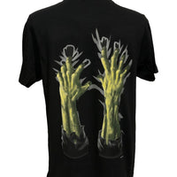Zombie Hands T-Shirt (Black, Back Print, Regular and Big Sizes)