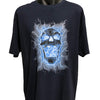 Electric Skull T-Shirt (Navy, Regular and Big Sizes)