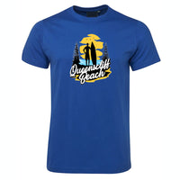 Queenscliff Beach Surf T-Shirt (Royal Blue)