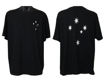 Southern Cross T-Shirt (Black, Double-Sided, Regular and Big Sizes)
